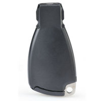 Clé de voiture télécommande noire intelligente 433 MHz à 2 ou 3 boutons avec puce NEC pour Mercedes Benz W169 W202 W203 W208 W210 W245 sans logo