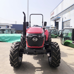 Tracteur Tavol 704 modèle Mini 4x4 4 roues motrices 70 ch couleur rouge avec cabine climatisée - Product Image 1