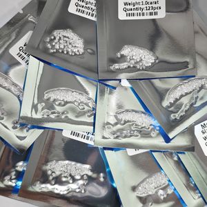 Round Moissanite 1 Carat D Color Loose Stones For Jewelry Making Bulk Wholesale - Product Image 1