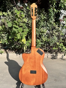 <span class=keywords><strong>Guitare</strong></span> classique électrique Aiersi, corps super fin, cordes en nylon, style slim, épicéa massif, 39 pouces, vente chaude - Product Image 4