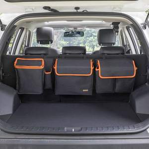 Organisateur de siège arrière de coffre de luxe pour SUV et VR de taille moyenne ou grande Modules de stockage détachables Refroidisseur intégré Brevet en attente - Product Image 1