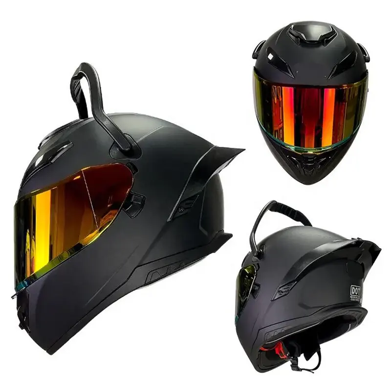 カスタマイズ製品フルフェイスヘルメット専門メーカーレーシング主導ラグビースクーターローラースケート安全帽子キッズヘルメット