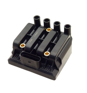 Bobine d'allumage haute performance d'occasion bon marché 06A905097 06A905104 pour Volkswagen Jetta <span class=keywords><strong>Mini</strong></span> City Code moteur Matériel en caoutchouc du moteur - Product Image 1