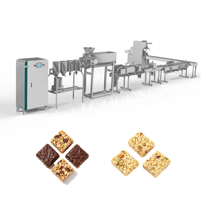 Công Nghiệp Đầy Đủ Tự Động Nhỏ Phồng Granola Ngũ Cốc Kẹo Thanh Làm Hình Thành Máy Cắt Dây Chuyền Sản Xuất Giá - Product Image 3