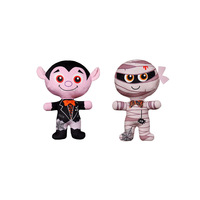 Promotionnel Halloween momie jouets en peluche personnalisé Halloween décor Vampire jouets en peluche doux citrouille squelette monstre jouets en peluche