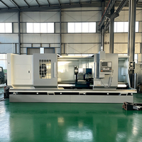 Tour à métaux CNC pour le filetage de tuyaux, équipé d'un mandrin à 4 mors, modèle QK1325 multi-modèles en option