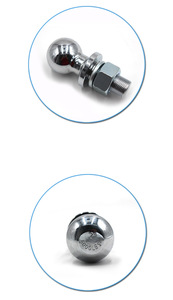 Yikun Nouvelle tête de <span class=keywords><strong>remorque</strong></span> chromée 2-5/16x1x2 pouces, capacité de charge maximale 10000 lb, pour remorquage lourd de remorques - Product Image 3