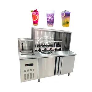 2024 Stainless Steel Portable Coffee Bar China Food Caravan Counters For Sale Stainless Steel Drink Bar Counter