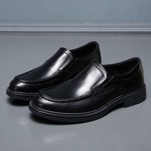 Nuevos Mocasines de Hombre 2025, Estilo Retro Británico, Cierre con Cordones, Transpirables, Antideslizantes, Ligeros, Parte Superior de Cuero Genuino - Product Image 1
