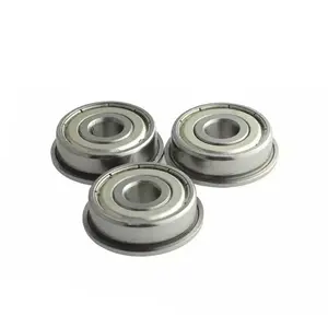 SFR168ZZEE SFRW168ZZ Flange Ball Bearings 1/4 x 3/8 x 1/8 Stainless Steel Inner Ring Extended Flanged Bearings