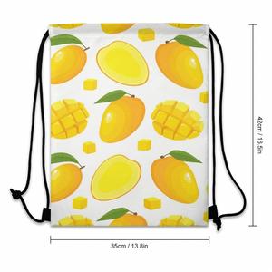 ถุงผ้าพิมพ์ลายสวยงามแบบกำหนดเอง น้ำหนักเบา ใช้ซ้ำได้ พร้อมเชือกผูก - Product Image 2