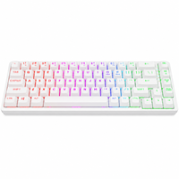 Hot Swap 68 Keys Gasket Mount Mechanical Keyboard Gaterson Outemu Red Switch PBT Double Shot Keycaps for Gaming