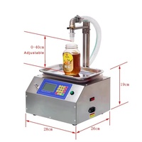 Machine de remplissage automatique compacte de type banc pour liquides (miel, lait, huile comestible, pâte de sésame) et bouteilles pulvérisatrices, capacité 500 mL