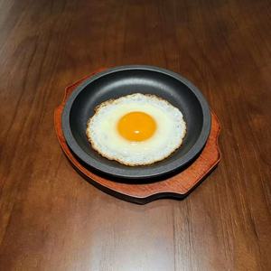 Poêle en <span class=keywords><strong>fonte</strong></span> Teppanyaki pour plaques à induction avec conservation de la chaleur et ensemble de batterie de cuisine en <span class=keywords><strong>fonte</strong></span> de forme circulaire 	 induction - Product Image 6