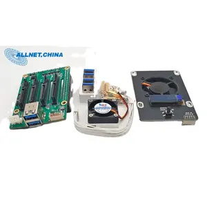 Benutzer definierte Leiterplatte Dual/Four SATA für Himbeer PI 4 oder Himbeer PI 3/3B PCBA-Schaltung HERSTELLER USB PCBA
