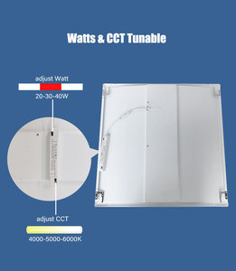 LED Curved Troffer Panel <b>Light</b> Fixture 2x2ft & 2x4ft Drop <b>Ceiling</b> Office <b>Light</b> CCT Tunable IP20 Rated Dimmable 5/7-Year Warranty - Product Image 5