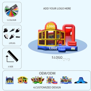 Château gonflable commercial en PVC avec toboggan - Product Image 4