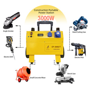 เครื่องกำเนิดไฟฟ้าสำหรับงานก่อสร้าง แบตเตอรี่ 220v สถานีพลังงานแสงอาทิตย์แบบพกพาอเนกประสงค์ 3000w รุ่น Ep-3000/t เครื่องกำเนิดไฟฟ้าแบบแบตเตอรี่ - Product Image 1