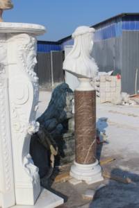 <span class=keywords><strong>Escultura</strong></span> de Piedra Natural a Precio de Fábrica, Busto de Mármol Tallado a Mano, Estatua de Mármol de la Doncella Velada <span class=keywords><strong>en</strong></span> Existencia - Product Image 3