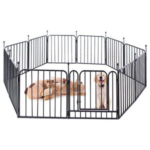 Honden Hek Voor De Tuin, 8/16 Panelen 24/32/40 Hoogte X 32 Inch Breedte, <span class=keywords><strong>Puppy</strong></span> Box Voor Kleine Middelgrote Hond Draagbare Hondenbox - Product Image 1