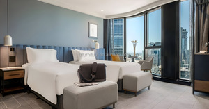 OEM Factory <b>Cheap</b> Price Custom Size Modern Hotel Bed Set Solid Wood Fabric Upholstered Bed <b>Frame</b> Bedroom Furniture Manufacturer - Product Image 5