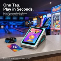 Système de lecteur de cartes RFID pour machines de jeux d'arcade avec lecteur de cartes NFC sans contact pour FEC