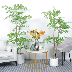 Bonsái falso verde <span class=keywords><strong>de</strong></span> alta simulación, plantas <span class=keywords><strong>de</strong></span> Fénix <span class=keywords><strong>de</strong></span> plástico <span class=keywords><strong>de</strong></span> imitación decorativas para interiores y exteriores, palmeras <span class=keywords><strong>de</strong></span> areca artificiales - Product Image 3