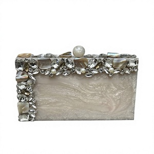 Pochette en résine époxy peinte à la main sur le thème des anges, de forme irrégulière, pour mariage et décoration intérieure, idéale comme cadeau - Product Image 1