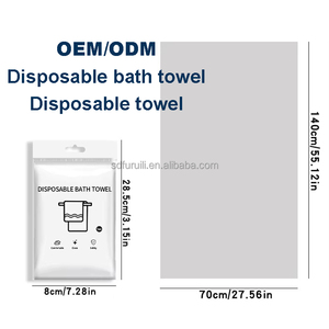 Collection professionnelle de serviettes de <span class=keywords><strong>bain</strong></span> jetables en pâte de bois de qualité supérieure, serviettes de salon et de spa, serviettes pour cheveux, visage et corps, extra larges, 25 pièces - Product Image 5