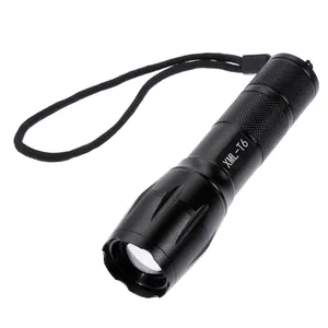 XML-T6 Light LED Flashlight Torch Zoomable 1600LM Flashlight Torch 18650 Battery Charger Holster Highlight Torch Flashlight