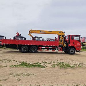 SHACMAN 6*4 Special Truck Mounted Crane, 270HP Xugong 14Ton Five-section Boom, Outdoor Heavy <b>Cargo</b> Lifting & Transit Machinery - Product Image 4