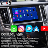 Module d'infodivertissement sans fil Lsailt 8G CarPlay Android pour Infiniti Q50 Q60 2014-2020 Kits de mise à niveau avec NetFlx, Android Auto