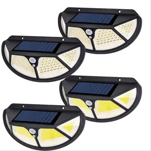 102 smd led veya 122 cob 350-450 lümen açık plastik beyaz açık renk güneş indüksiyon hareket sensörü duvar monte ışıklar