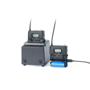 MIPRO Compact 5 Stage Gain Bodypack Transmitter With Backlit LCD Wireless <b>For</b> Headworn And Instrument System Use - Product Image 3