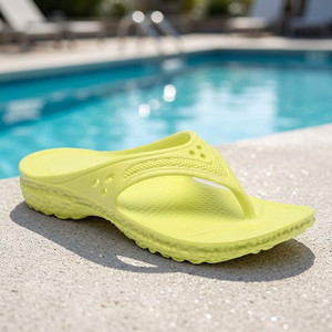Eva Summer Thong Slippers Open Toe Anti-Slip Lightweight Women's <b>Pool</b> Shoes Yellow - Product Image 1
