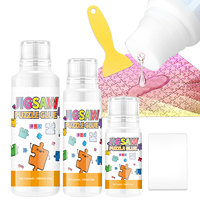Usine directe 120ml PVA Puzzle colle haute viscosité haute Transparent éclaircir résine colorée pour bricolage adhésifs faits à la main mastics