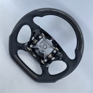 Volante de Fibra de Carbono Real para Ford <span class=keywords><strong>Mustang</strong></span> 1999 2000 2001 2002 2003 2004, Sin Fatiga en Viajes Largos - Product Image 2