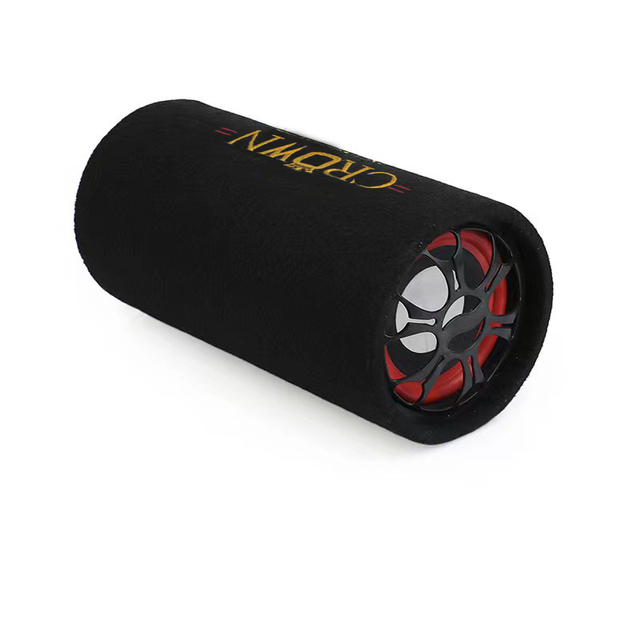 10 Inch Car Subwoofer Factory Direct High Powered for Bus and Truck Audio System Black Cylindrical Active Tube Bass Speaker 12V