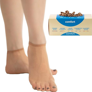 Disposable Try-on <strong>Socks</strong>, <strong>Transparent</strong> Flesh-colored <strong>Socks</strong>, Stock <strong>Socks</strong> - Product Image 5
