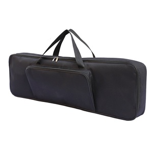Estuche portátil personalizado para órgano electrónico de 61, 88 o 76 teclas, de tela Oxford impermeable con cierre de cremallera, diseño de hombro y espalda, y logotipo engrosado. - Product Image 2