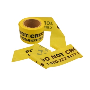 Bande de signalisation de danger en polyéthylène PE haute visibilité et anti-corrosion pour chantier - Product Image 1