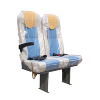 Siège de voiture Double pliable, haute qualité, confortable, pour Bus,