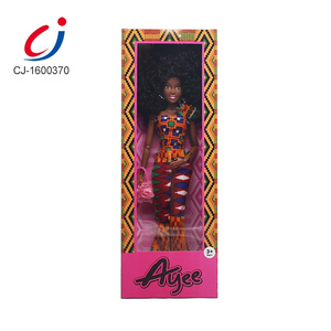 Poupées africaines noires en silicone de jouet de fille de mode de vente chaude pour des enfants avec 4 styles - Product Image 2