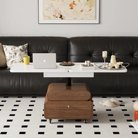Meubles de maison salon carré design de luxe moderne à la mode vente en gros bon prix ensemble de tables basses