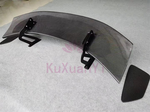 2016+ New Design <strong>GT</strong>-4 Style Real Carbon Fiber Car Rear Tail <strong>Spoiler</strong> for Boxster 718 Universal Rear Trunk <strong>Spoiler</strong> Wing - Product Image 2