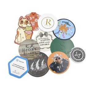 Sous-verres personnalisés en carton avec logo pour tasses à café et à thé - Product Image 3