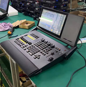 Consola de iluminación <span class=keywords><strong>DJ</strong></span> DMX512 Grand MA2 <span class=keywords><strong>T1</strong></span> T2 en PC Consola Fader Wing para Concert Club Disco Lighting Show - Product Image 2