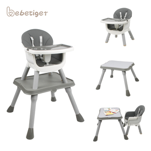 Modern Fashion Style Multi-functional 5-in-1 Baby High Chair Kids Chair Adjustable Height Toddler Feeding Chair <strong>lego</strong> Game <strong>Table</strong> - Product Image 2