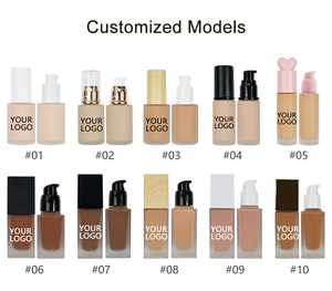 Natural Make up Liquid Vegan Foundation Smooth Best <strong>Formula</strong> Foundation Makeup Waterproof Matte Cream Full <strong>Coverage</strong> - Product Image 6