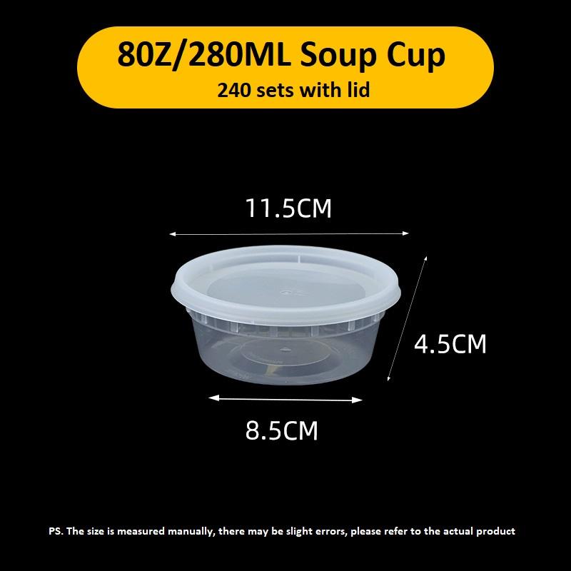 Transparent 80Z/280ML